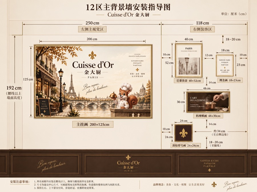 12区主背景墙安装指导图